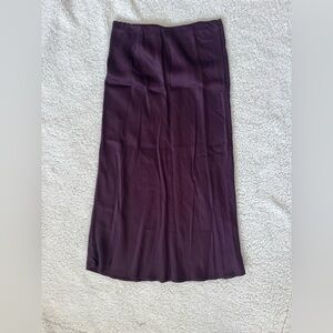 Plum Anthropologie Slip Skirt